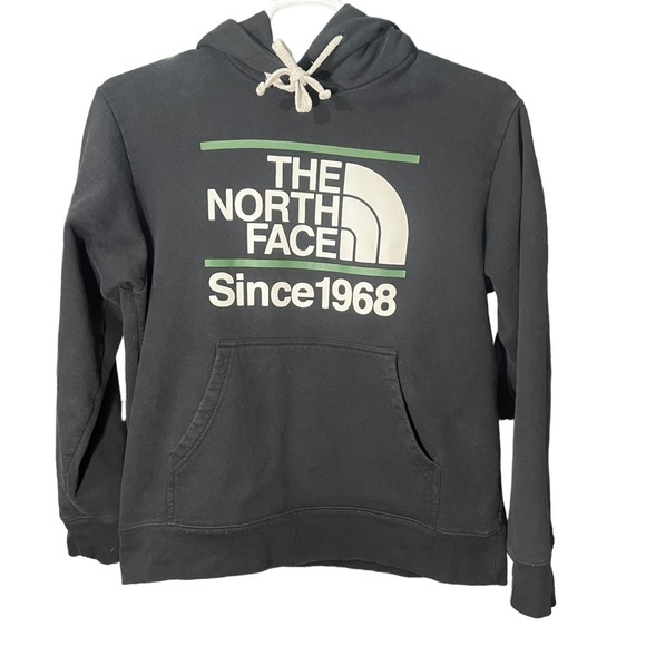 The North Face Other - The North Face Logo Graphic Print Black Pullover Hoodie Men’s Size M